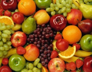 Picture of fresh fruits.